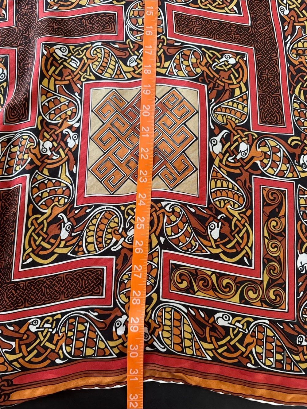 Past Times Vintage Abstract Silk Scarf